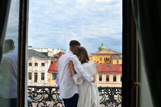 Гостиница Талион Империал Санкт-Петербург Люкс "Сорренто. Горький" с видом на реку Мойку и купол Казанского собора-1